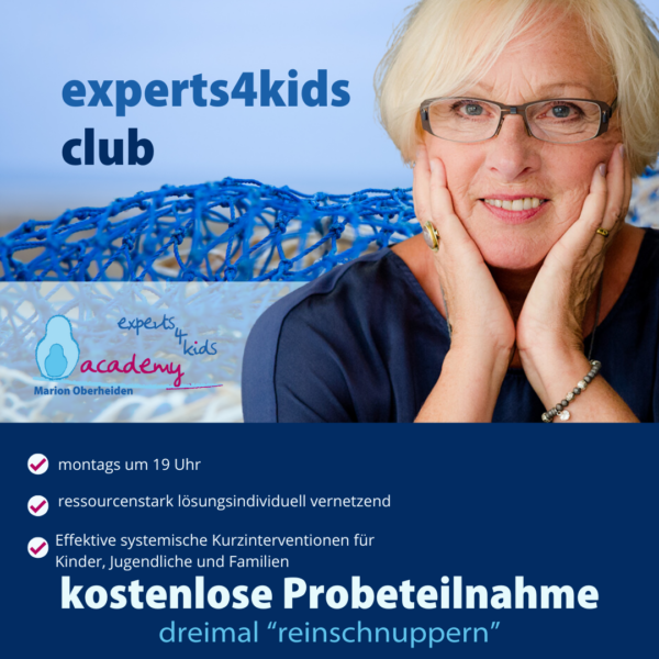 experts4kids club kostenlose Probeteilnahme - dreimal "reinschnuppern"